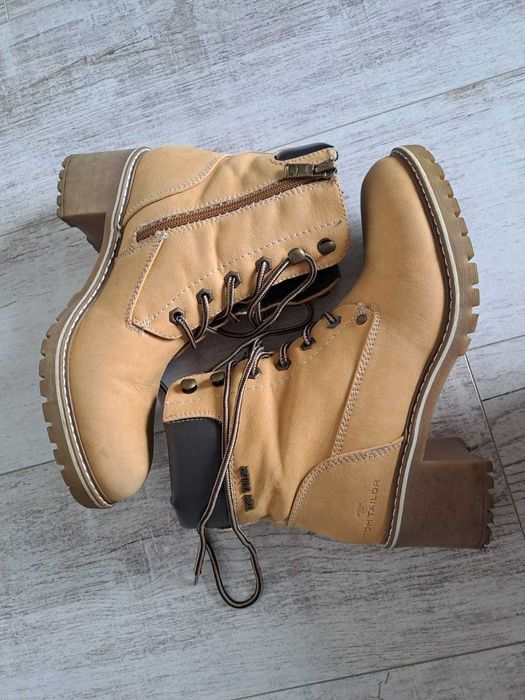 Ghete dama crem Tom Tailor 38