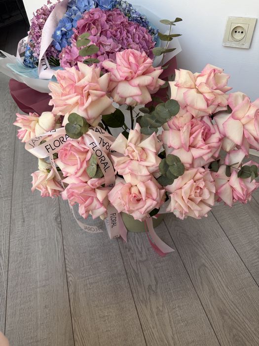 Букет Французские розы Цветы