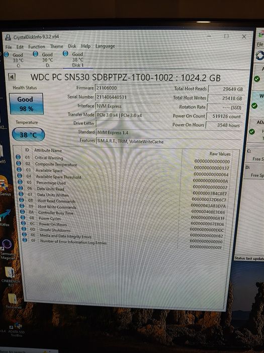 Vând SSD WD SN530 1TB 2230 Steamdeck
