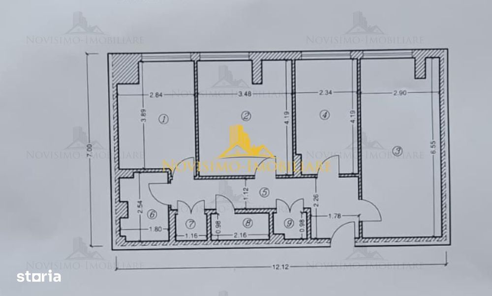 Novisimo-Imobiliare: Ap. Cu 3 Camere De Inchiriat , Ultracentral