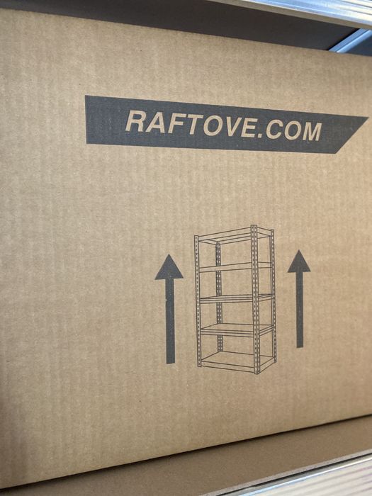 Български метални стелажи SuperStrong с 5 нива до 100  кг всяко