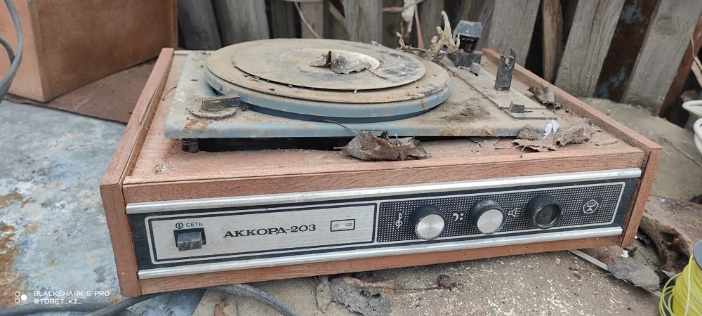 электрофон раритет аккорд-203
