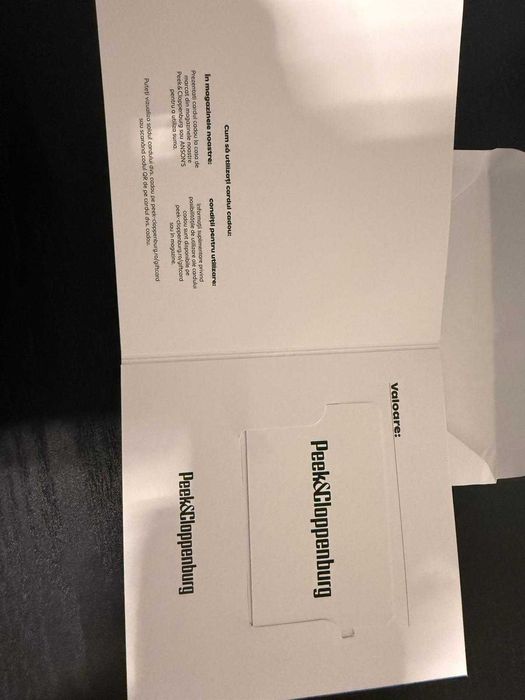 Voucher, Card cadou Peek&Cloppenburg