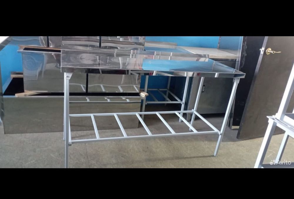 Нержавейка столы,мойка для фастфуд