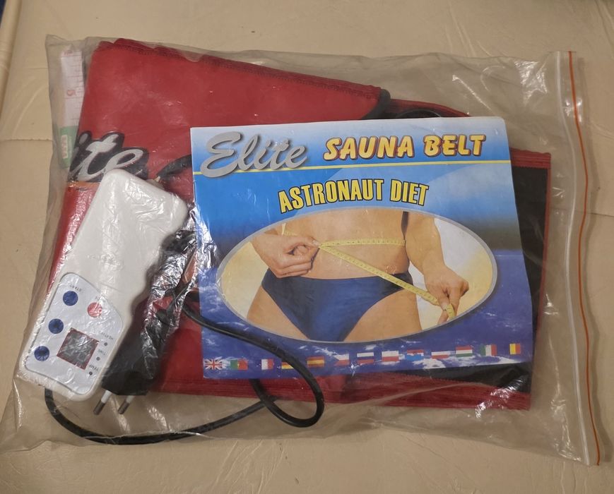 Elite Sauna Belt centura pentru slabit + dieta astronaut