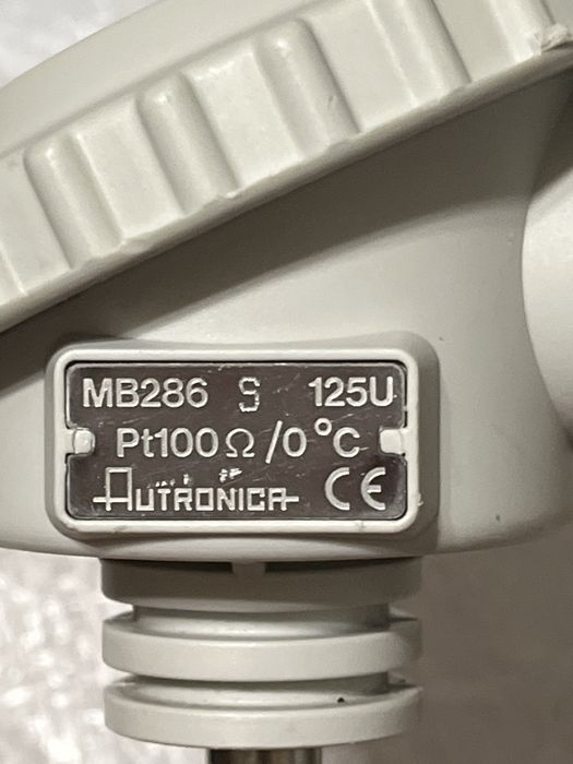 Senzor temperatură PT100 Lutronik MB286 S125U 125mm RTD Industrial Autronica
