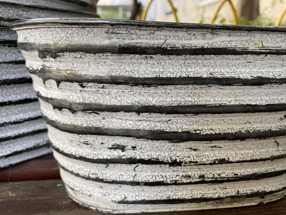 Кашпо оцинкованное