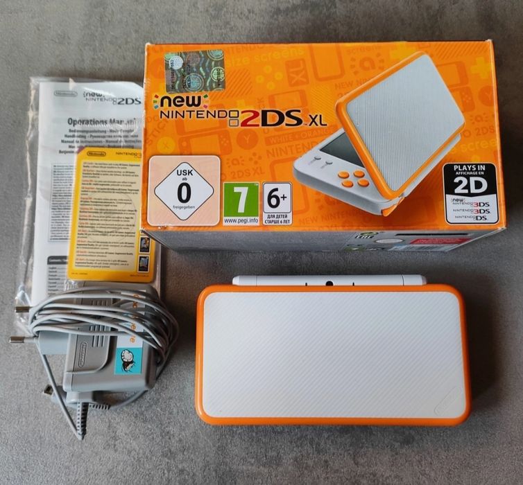 Nintendo 2ds xl full box modat 1500 jocuri