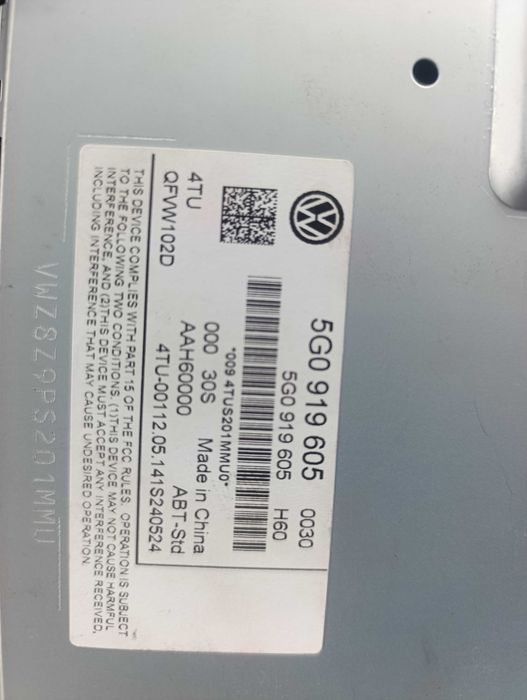 Мултимедия. дисплеи радио Голф 7 / VW  Golf 7  - 5G0919605