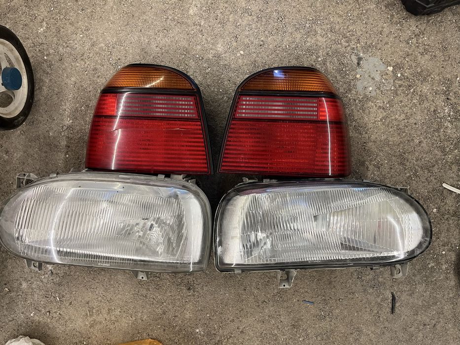 фары гольф 3 перед зад