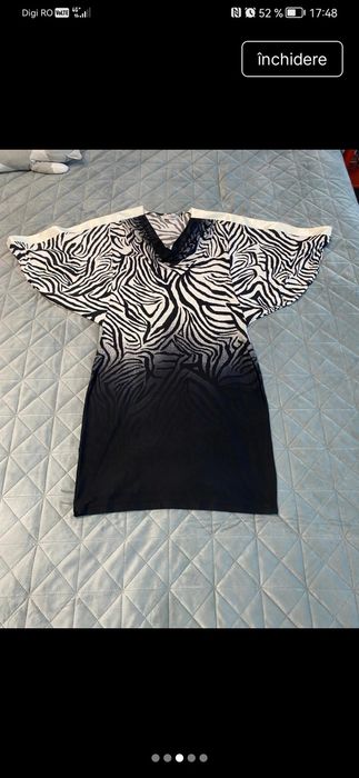 Rochie scurtă imprimeu animal print