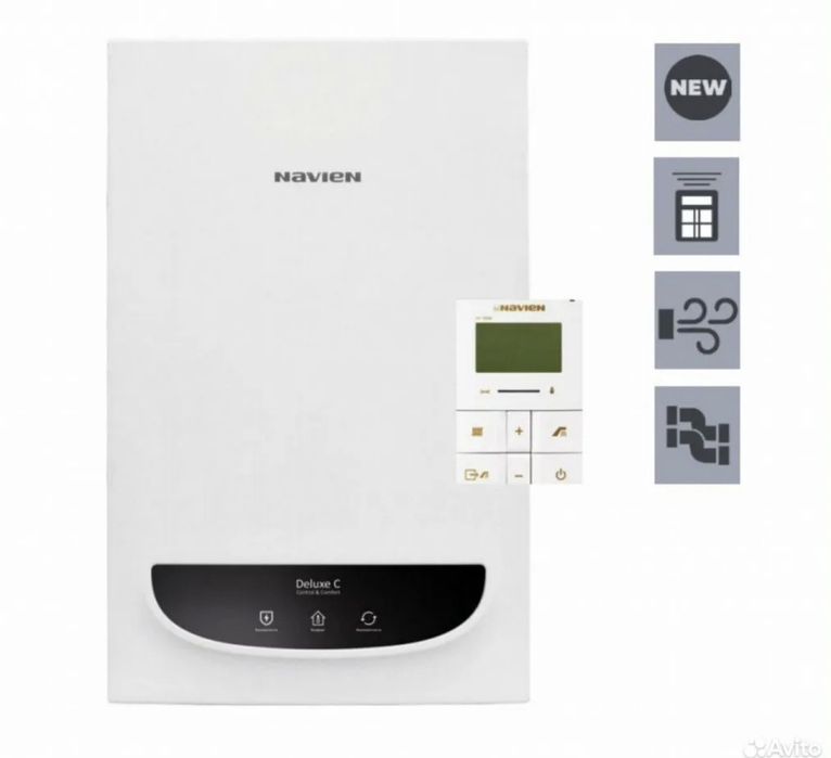 Газовый котел двухконтурный Navien deluxe 24k