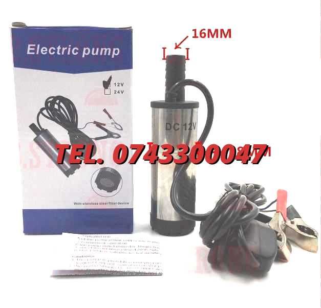 Pompa Submersibila Electrica Transfer Combustibil  12v