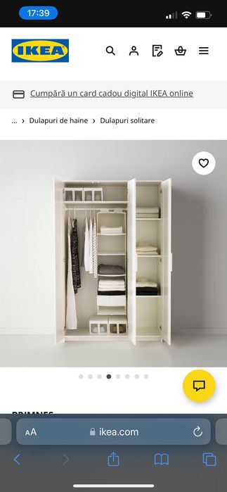 Dulap pentru haine ikea