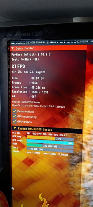 Видеокарта RX550