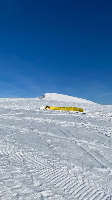 Vand pachet kite foil snow kiteR1 V3(15m) + R1V2(11m) + bară race