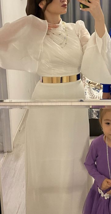 Платье на никх/свадьбу белое