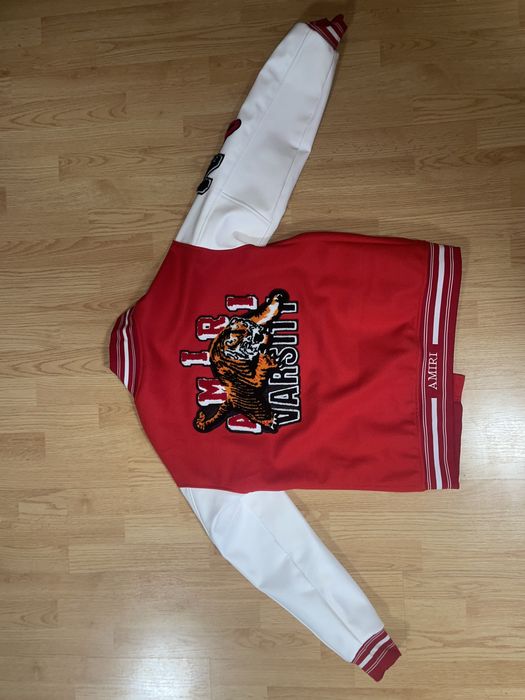 Geaca amiri varsity rosie