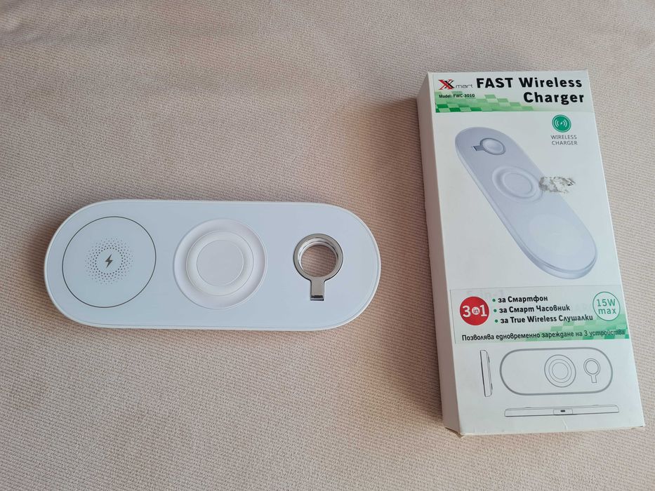 Бързо Безжично зарядно / Fast Wireless charger Xmart FWC-3010