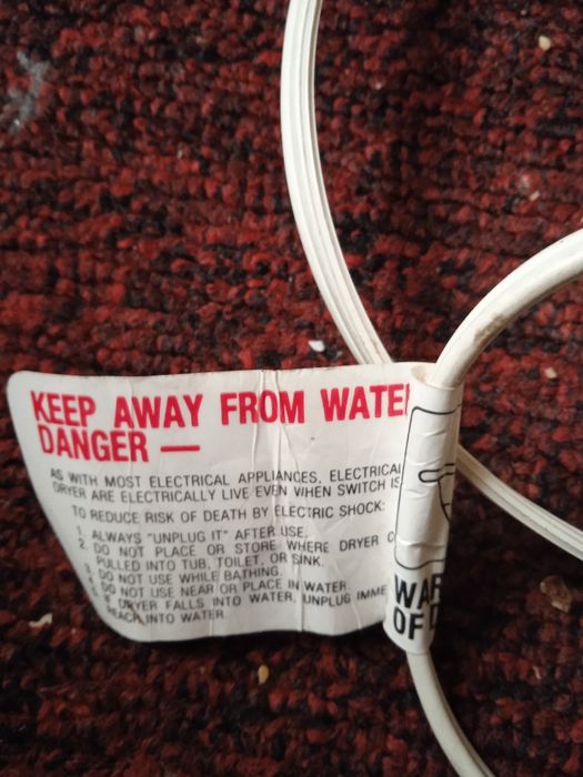 Сушилка для волос импортная США