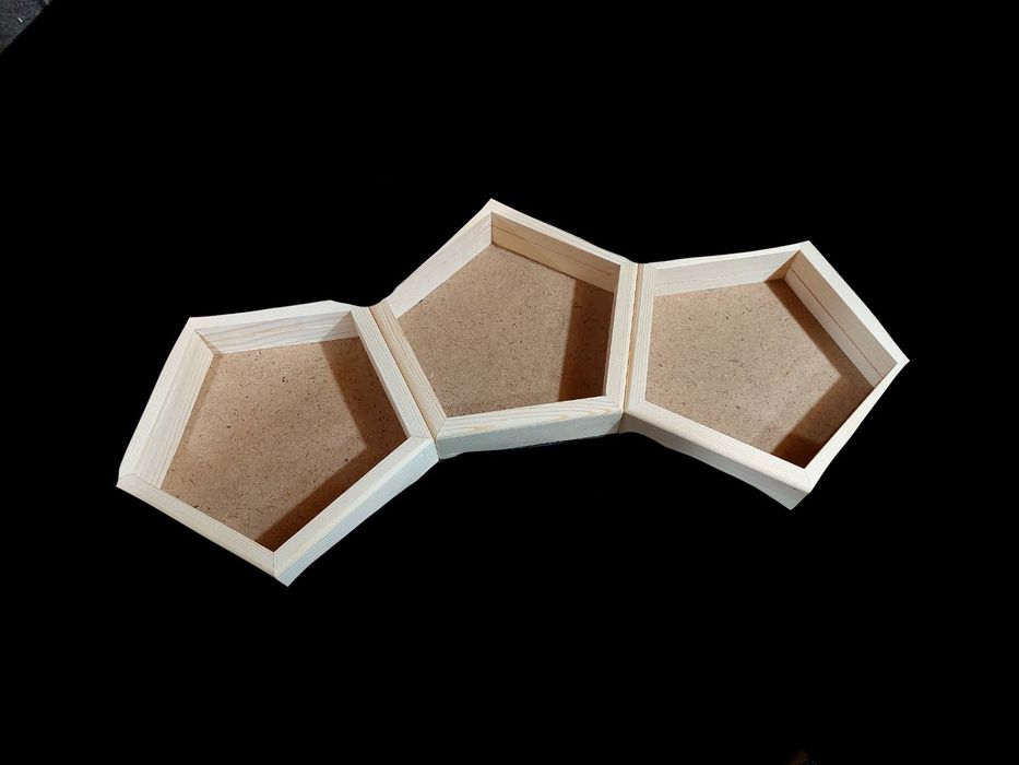 Петоъгълна рамка. Дървена рамка за скандинавски мъх