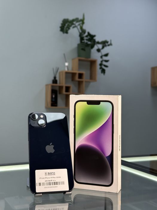 айфон 14 плюс черный 86%