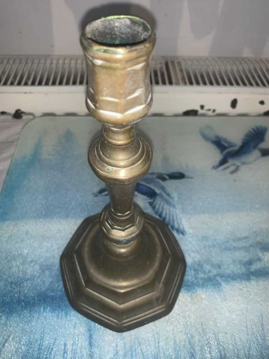 Sfejnic set de doua din bronz vintage