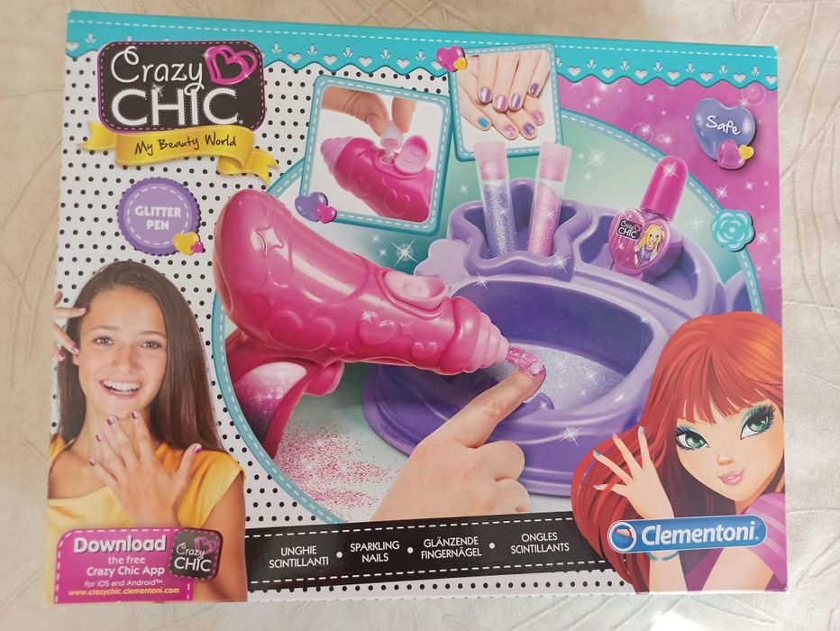Намаление! Комплект за маникюр Clementoni crazy chic