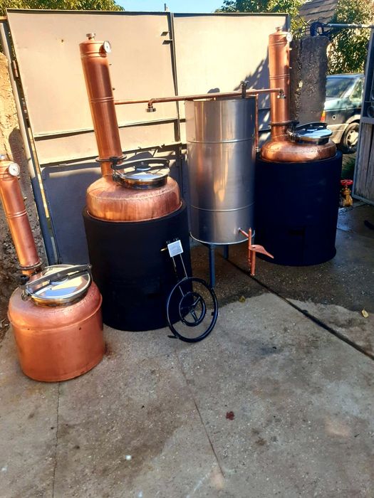 Казани за ракия двойна преверка с печка!