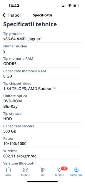 Consola Sony PlayStation 4 Slim                 PS4