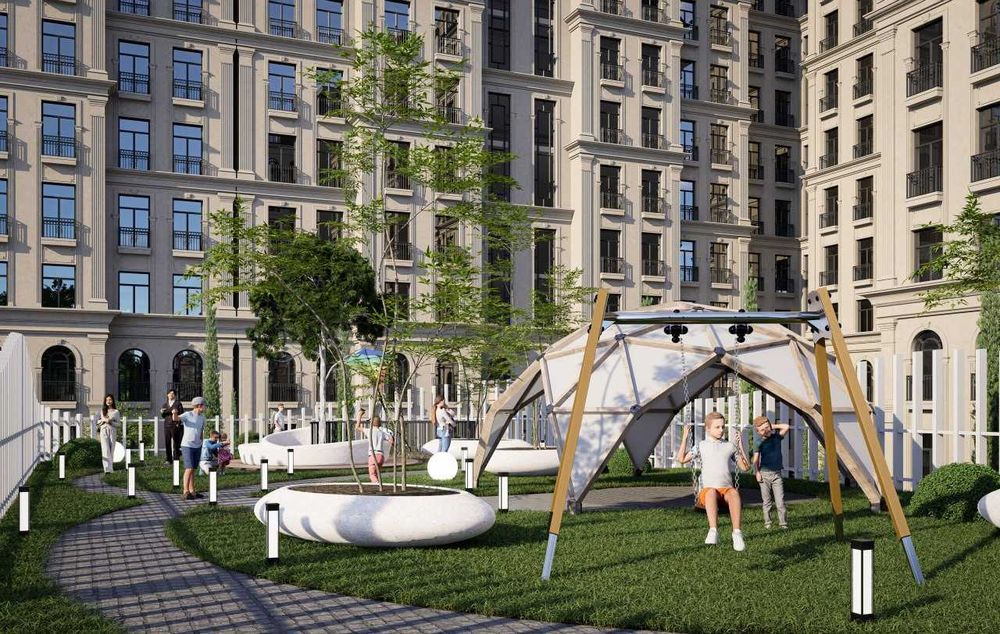 ЖК "ORZULAR MASKANI" 1-к квартира 50 м2, Чиланзарский Район (Катартал)