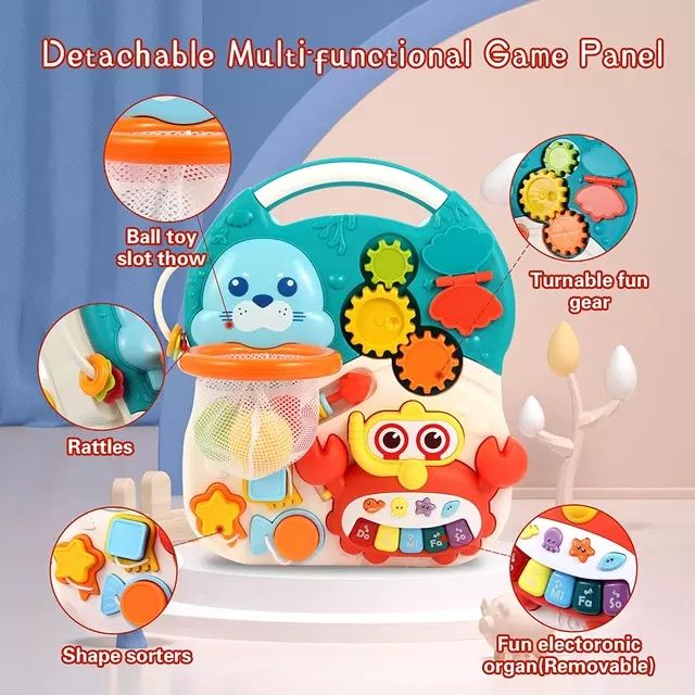 2в1 проходилка - детски уокър и масичка, интерактивна играчка - НОВИ