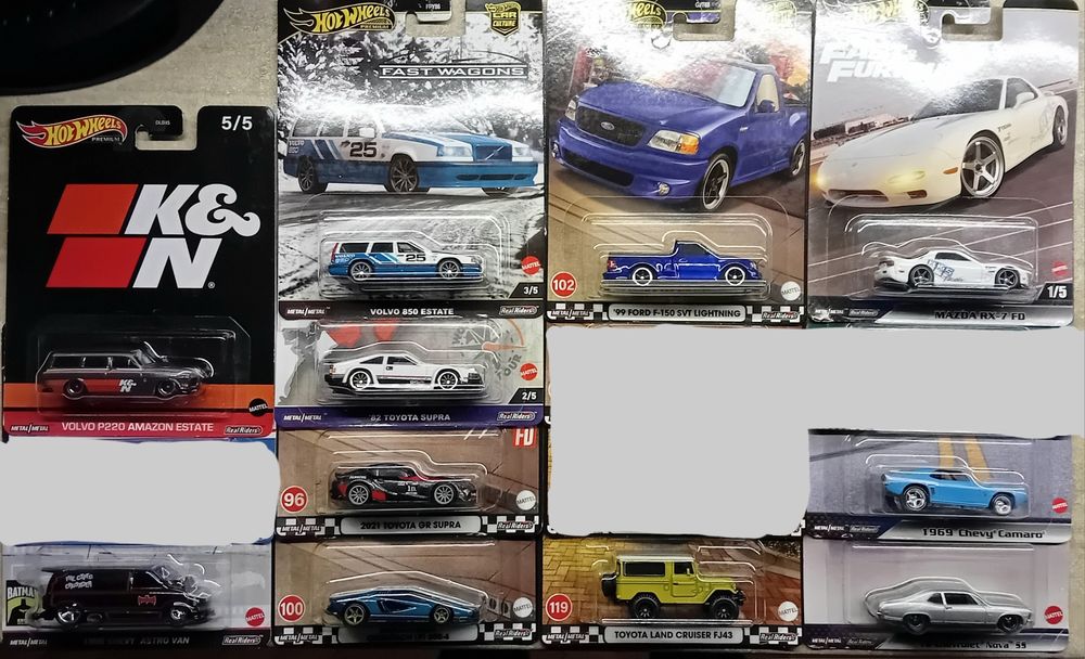 Нови метални колички Хот Уилс/Hot Wheels Premium F&F в 1:64