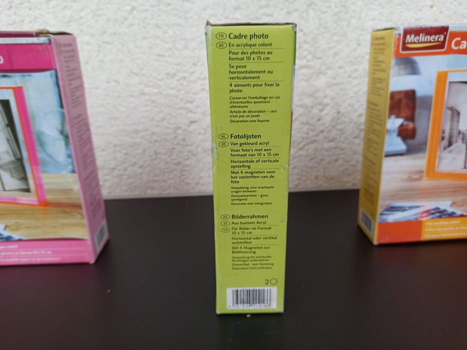 Rama foto 10 x 15 cm acril transparent magnet fotografie amintiri