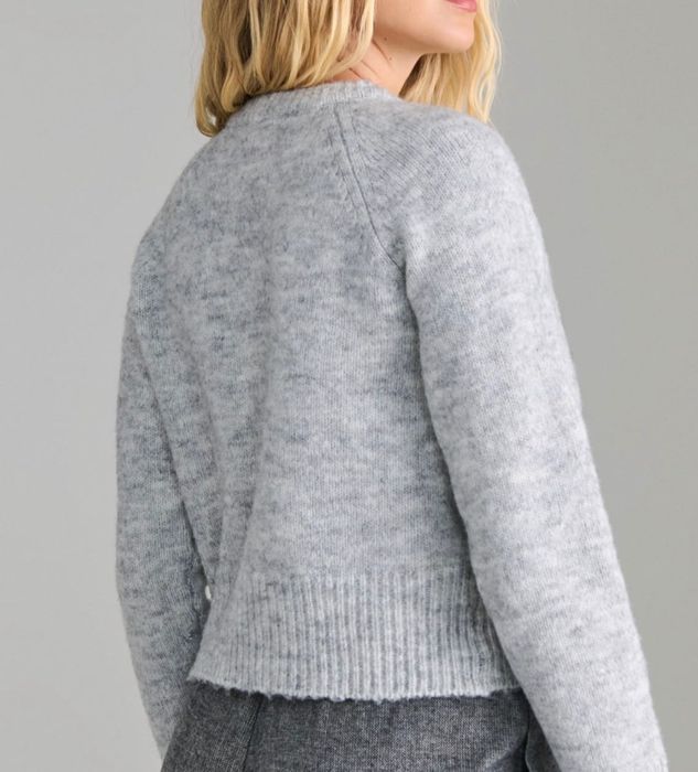 Плетена жилетка с цип