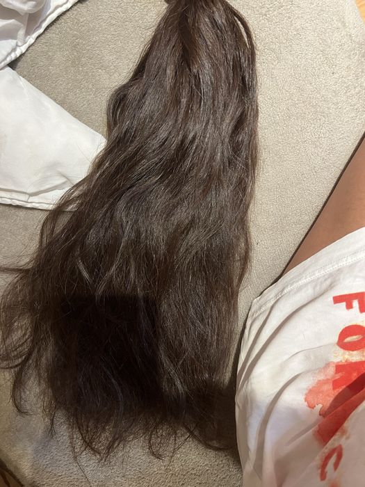 Индийска чуплива коса (естествен екстеншън)