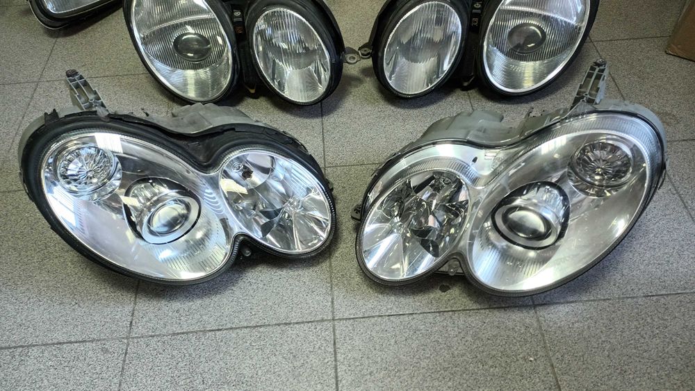 Mercedes CLK SLK SL CL C215 ксенон ляв десен фар xenon far сл слк цлк