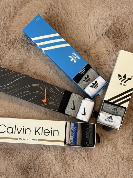 Нови Мъжки- маркови, памучни чорапи.