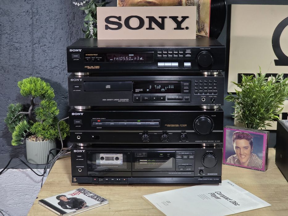 Linie audio SONY ,amplificator, deck,cd-player, tuner,hifi
