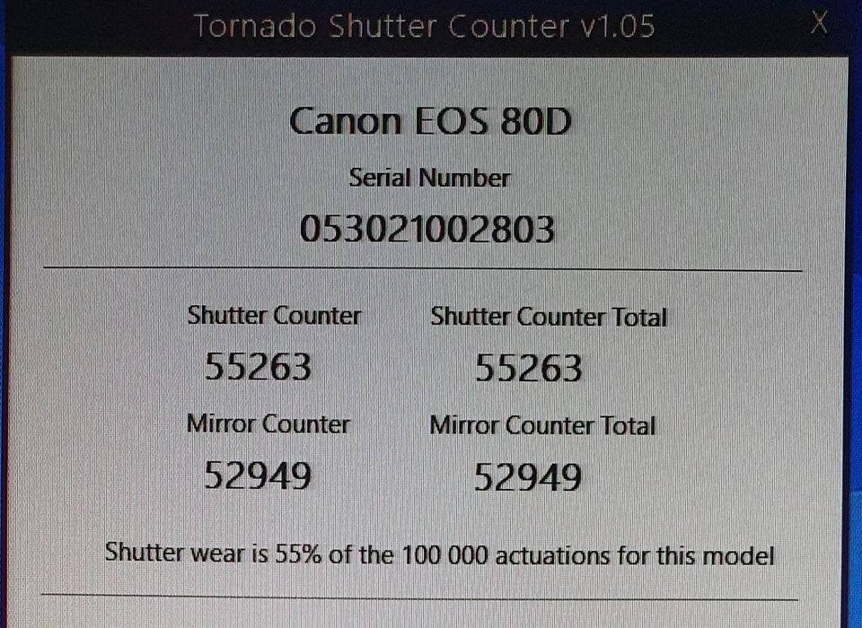 Tornado Canon Mark Shutter Count Camera Shutter Count App Canon 5d