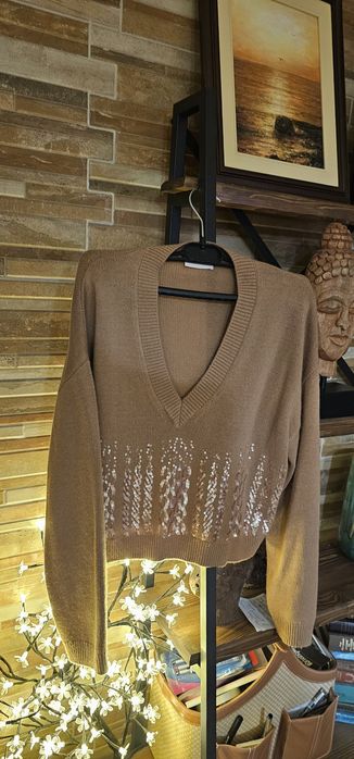 Пуловер  в кафяв цвят Liu Jo