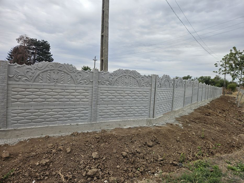 Gard beton armat placa,stalp