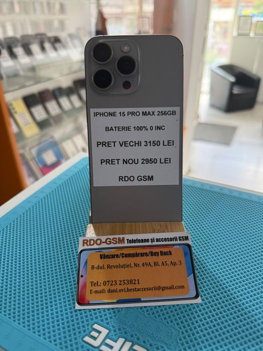 Iphone 15 Pro Max 256Gb Neverlock/Garantie