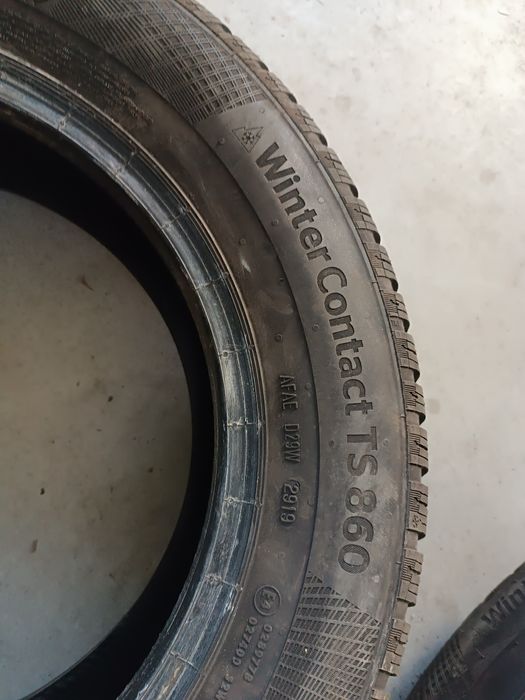 Anvelope iarna 195 65 15 Continental 8.5mm ca și noi
