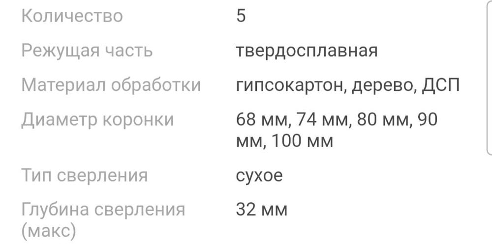 Коронка по дереву