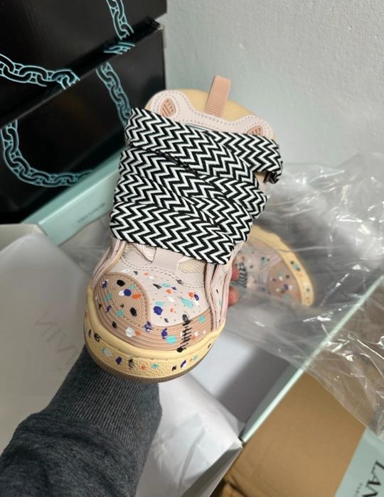 Lanvin curb sneakers