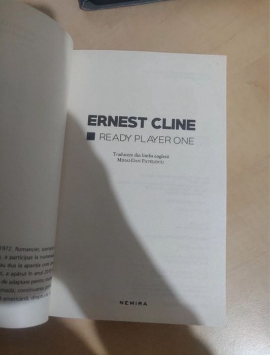 Ready player one - Ernest Cline (in limba romana)