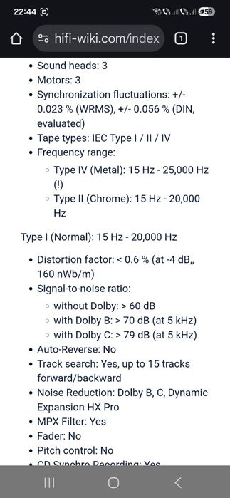 Deck Pioneer CT S730