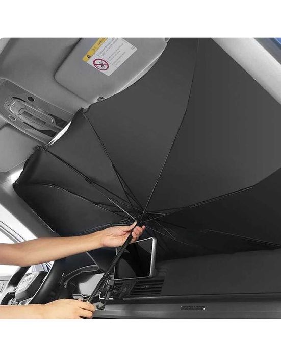 Сенник за предното стъкло на автомобила, тип чадър Sun Shade