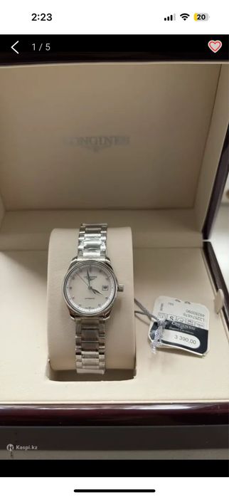 Новые часы Longines Master Collection, оригинал, бриллианты, автомат
